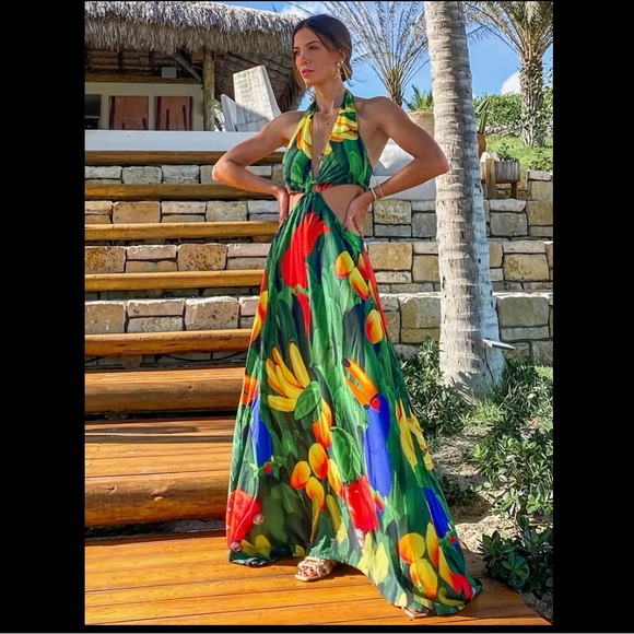 swim Other - ‼️Final price list will remove down afternoon bikini Cover Up halter Dress